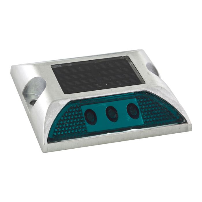 Plot routier à LED solaire - Vert - Novap