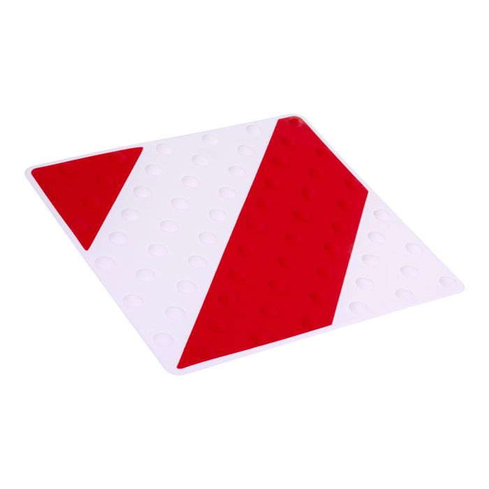 Dalle podotactile intérieure/extérieure Rouge/Blanc - Novap