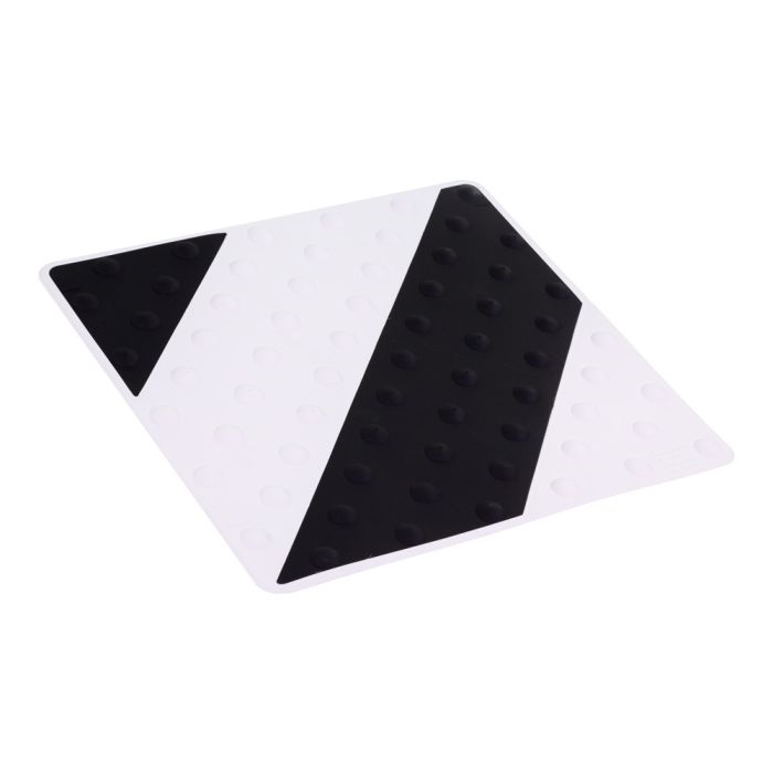 Dalle podotactile intérieure/extérieure Noir/Blanc - Novap