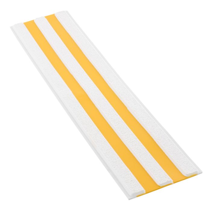 Bande d'aide à l'orientation - BAO 3 Nervures - Blanc/Orange - Novap