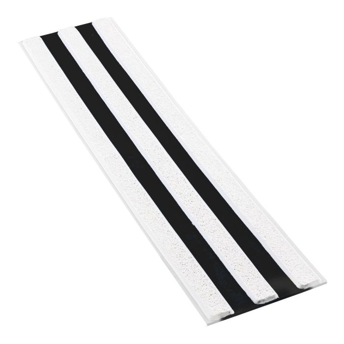 Bande d'aide à l'orientation - BAO 3 Nervures - Blanc/Noir - Novap