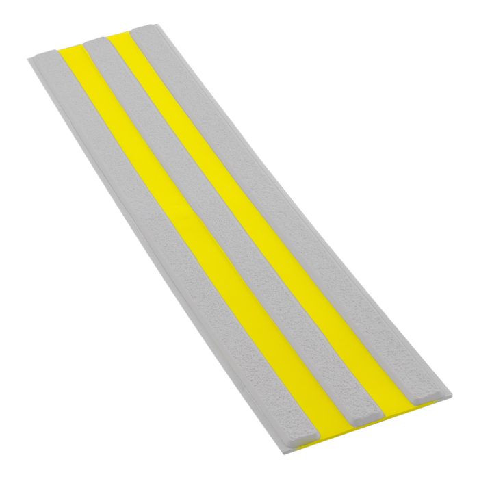 Bande d'aide à l'orientation - BAO 3 Nervures - Gris/Jaune - Novap