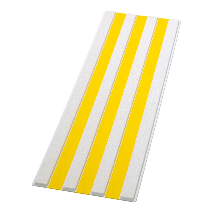 Bande d'aide à l'orientation - BAO 4 Nervures - Blanc/Jaune - Novap