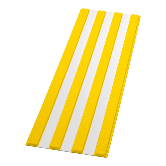 Bande d'aide à l'orientation - BAO 4 Nervures - Jaune/Blanc - Novap