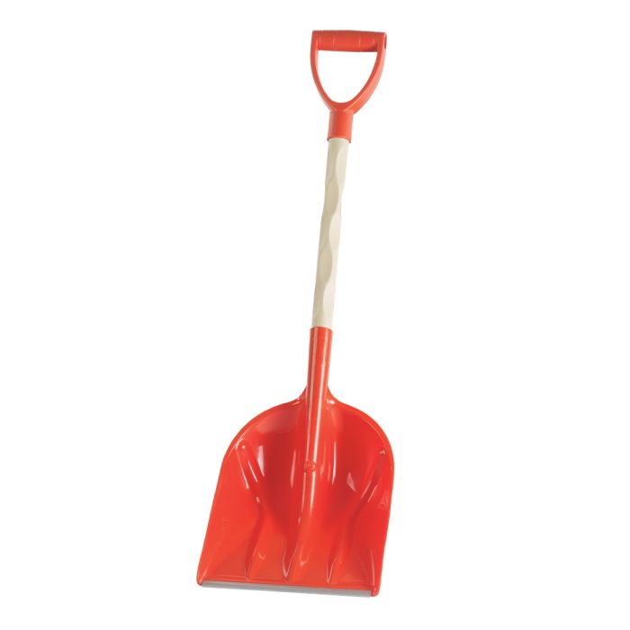 Pelle à neige AUTO manche plastique avec poignée - Corail - Novap