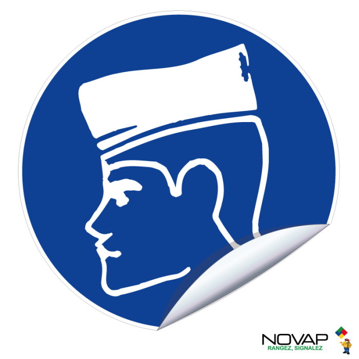 Adhésifs Obligation de porter un béret - Novap