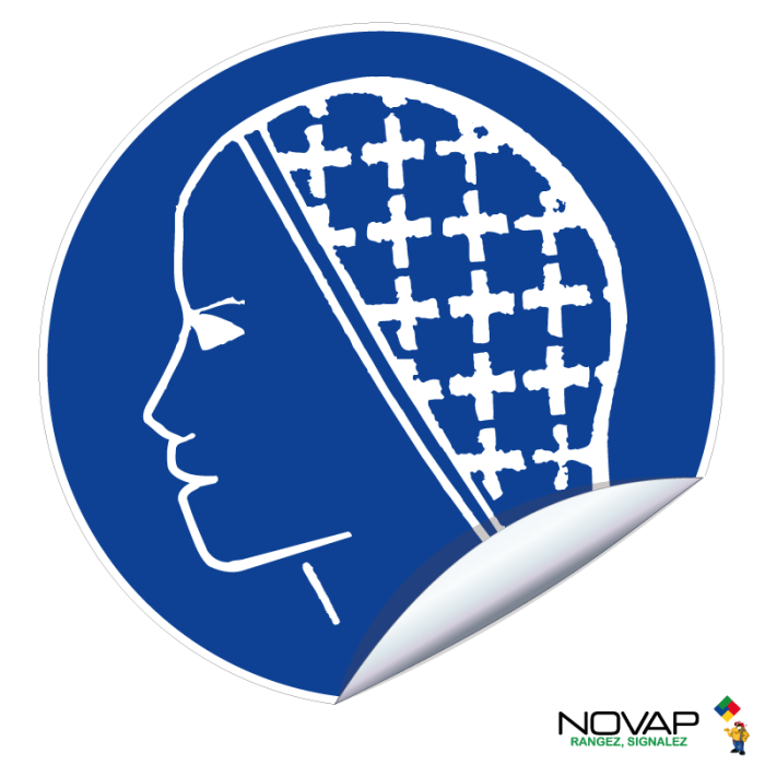Adhésifs Obligation de porter une coiffe - Novap