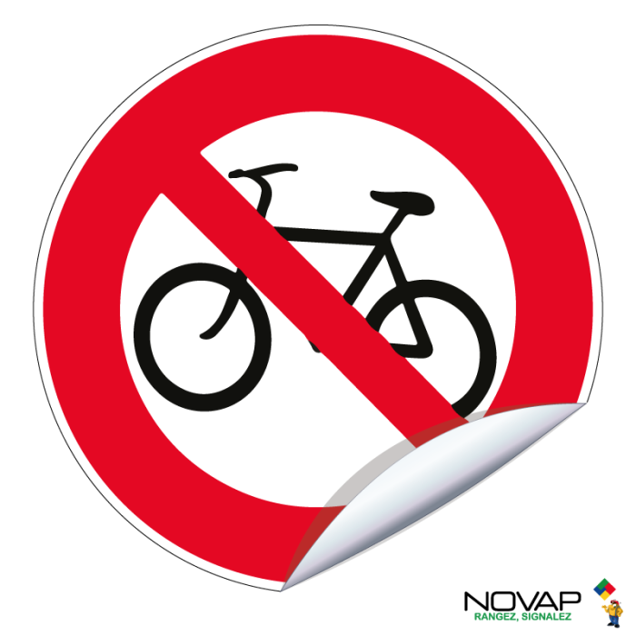 Adhésifs Interdit aux VTT - Novap
