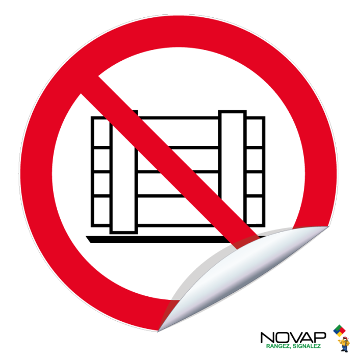 Adhésifs Ne pas obstruer - Novap