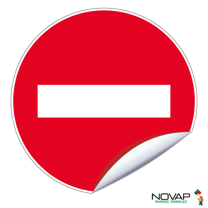 Adhésifs Sens interdit - Novap