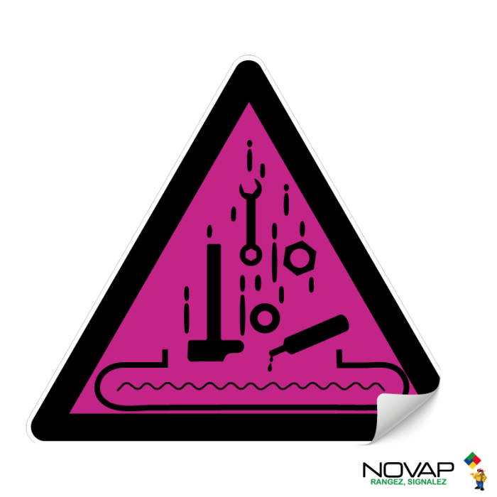 Panneau Zone FME - adhésif Triangle 100mm - Novap