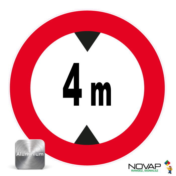 Panneau Aluminium Hauteur limitée à 4 m - Novap