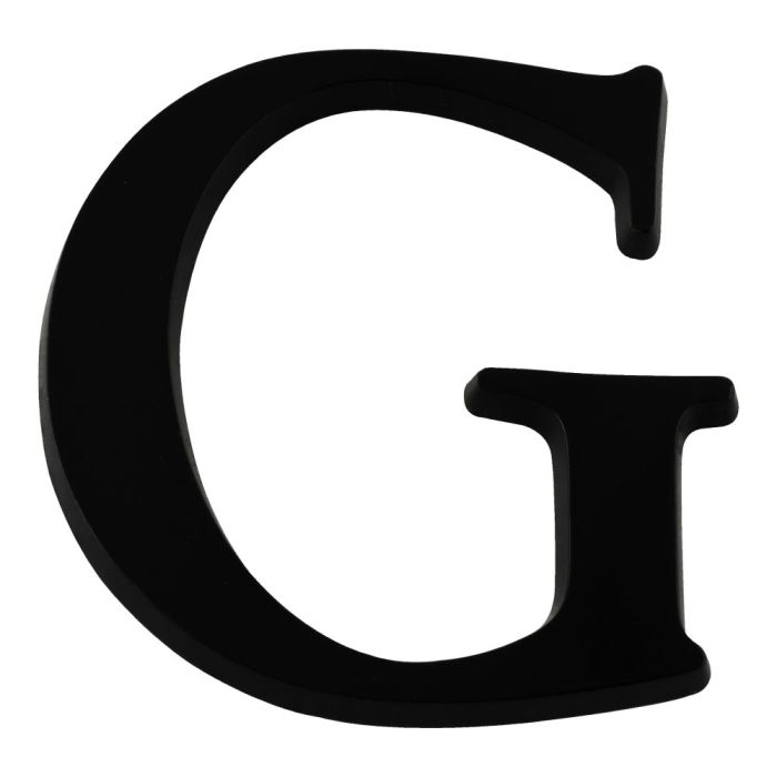 Lettre G en relief autocollant - Noire - Novap