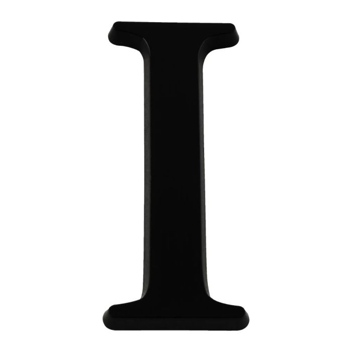 Lettre I en relief autocollant - Noire - Novap