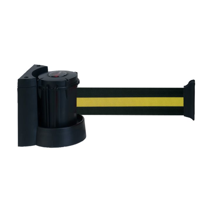 Dérouleur mural à fixer avec sangle Noir/Jaune - Novap