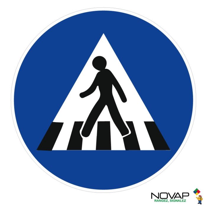 Panneau Passage Piétons - Novap