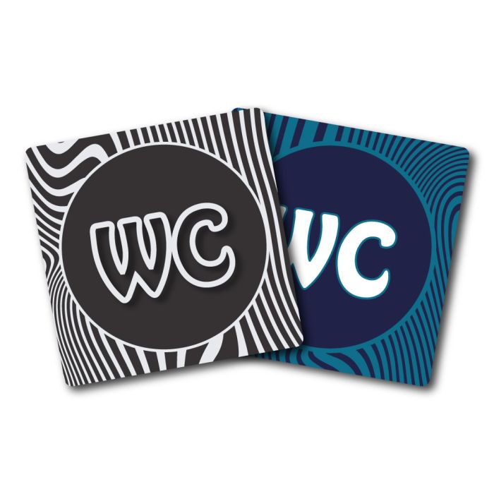 Plaques de porte 90x90mm - WC - Design - Novap