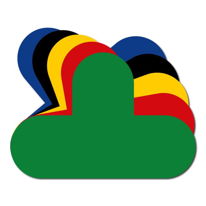 Lot de 10 adhésifs spécial marquage au sol - T 150 x 100mm - Novap