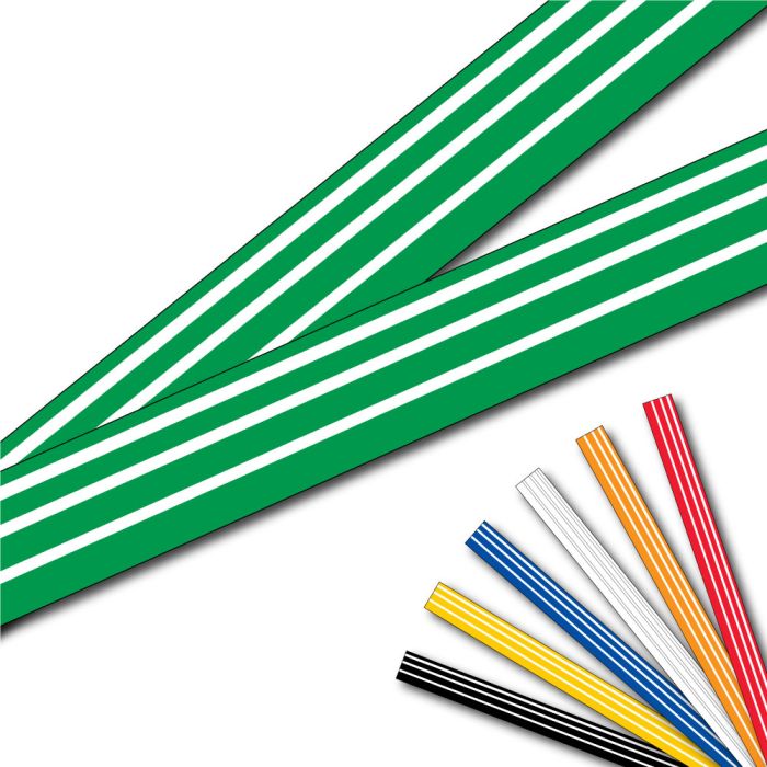 Lot 2 bandes 100mm x 1m - Lignes progressives - Novap