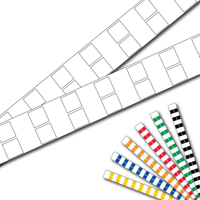 Lot 2 bandes 52mm x 1m - Double Carrés - Novap