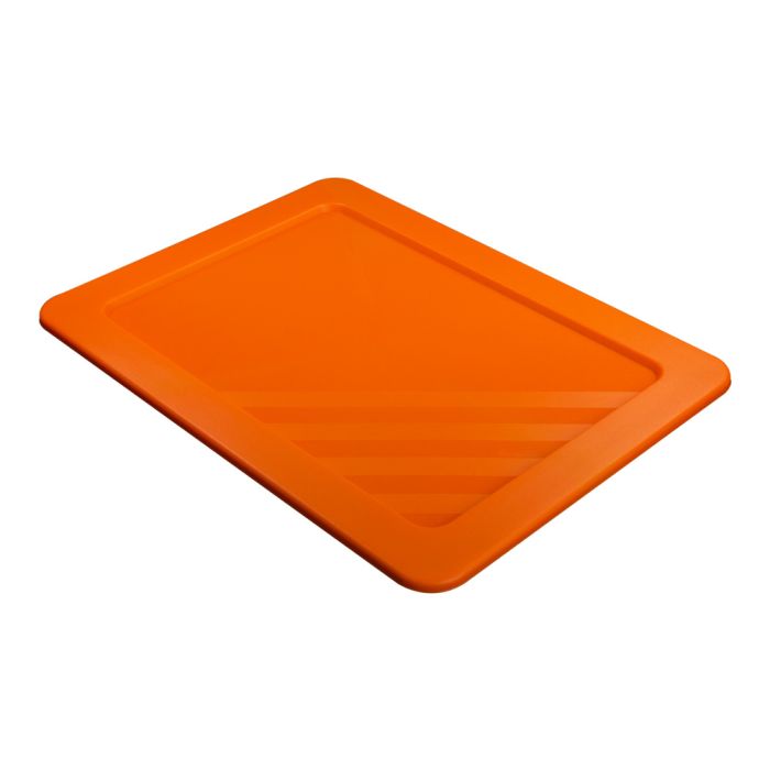 Couvercle Boite de rangement Novabac 6 au 54L Orange Fluo - Novap