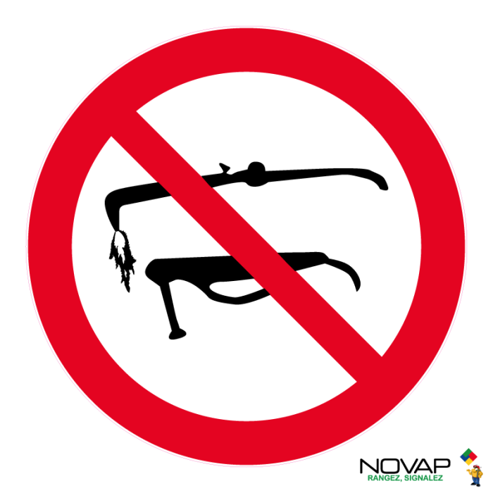 Panneau Interdiction de souder - Novap