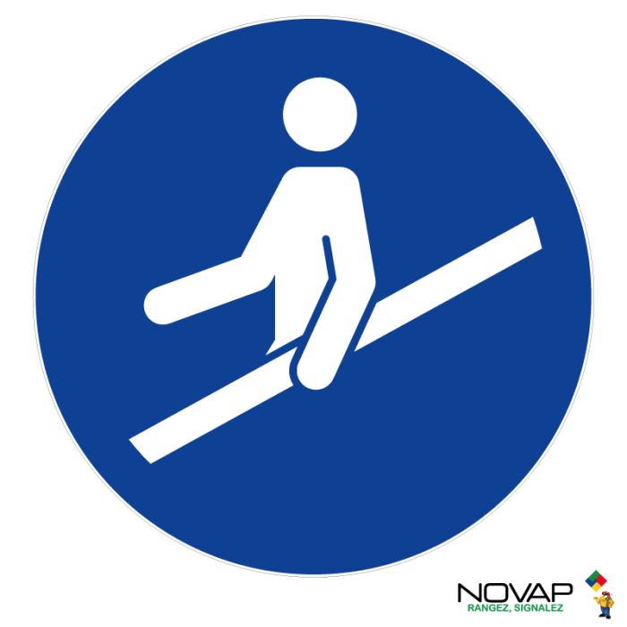 Panneau Utiliser la main courante - Novap