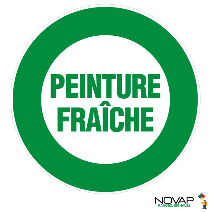 Panneau Peinture fraîche - Novap