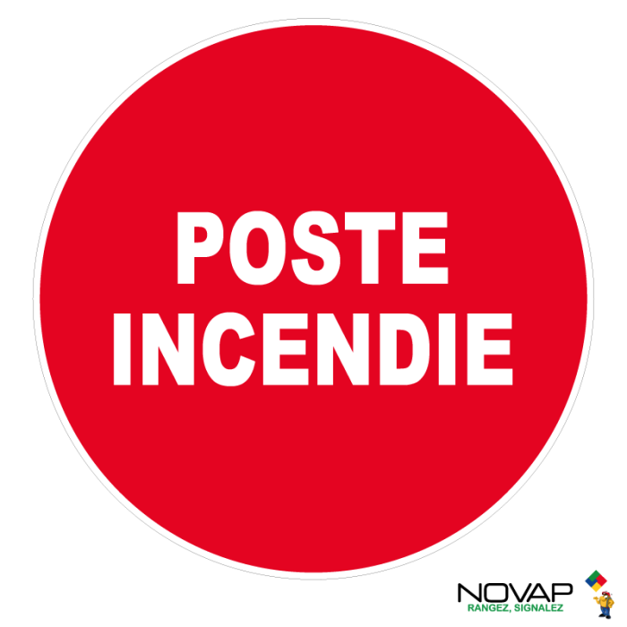 Panneau Poste incendie - Novap