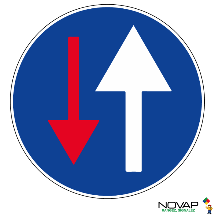 Panneau Vous avez la priorité - Novap