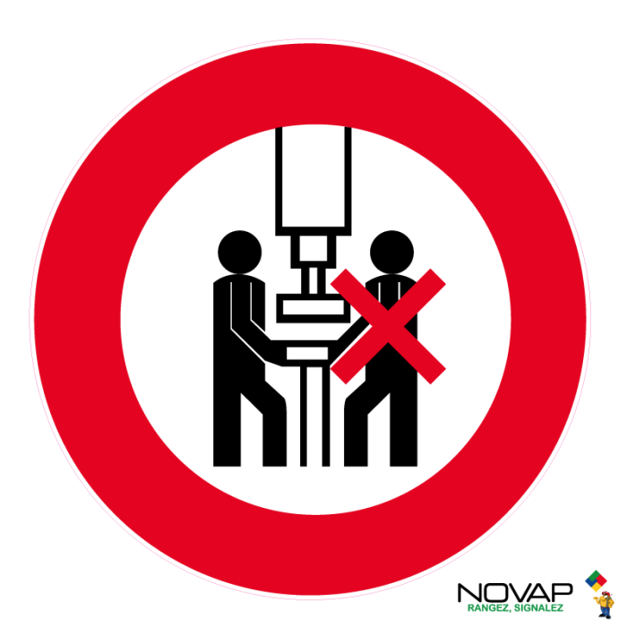 Panneau Une seule personne par machine - Novap