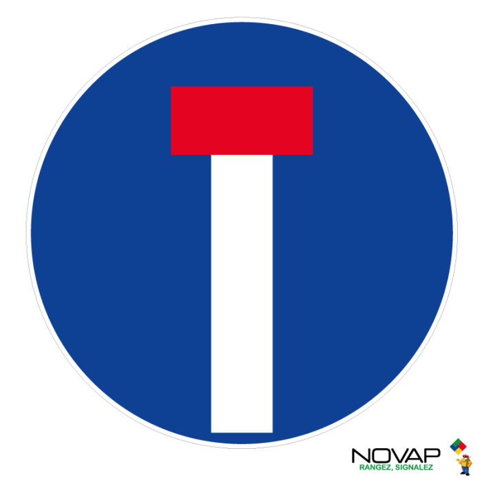 Panneau Voie sans issue - Novap