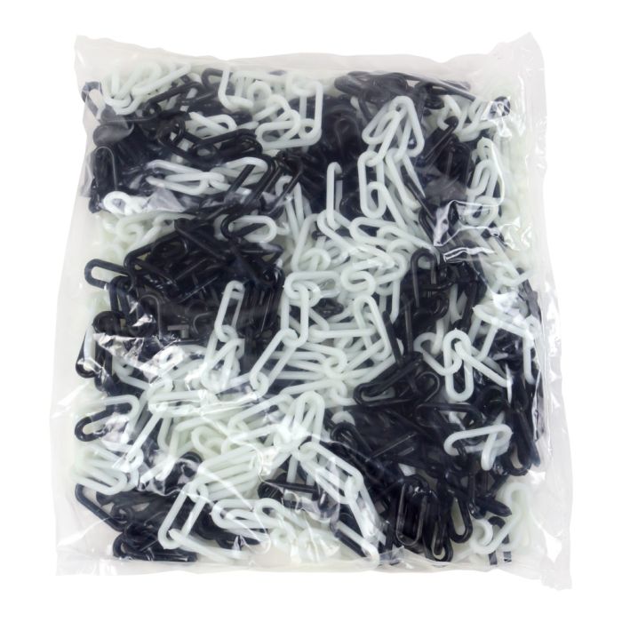 Sac de 10m de chaîne plastique - Noir/Photoluminescent - Novap