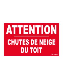 Panneau Chutes de neige du toit - Rigide 330x200mm - Novap
