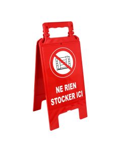 Chevalet Ne rien stocker ici - Novap
