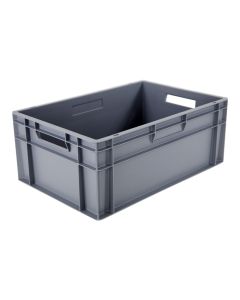 Bac 600x400x240 mm 47L gris norme Europe - Novap