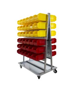 Chariot sur roues équipé de bacs 3L - Novap