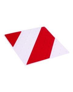 Dalle podotactile intérieure/extérieure Rouge/Blanc - Novap