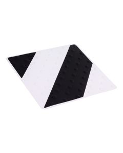 Dalle podotactile intérieure/extérieure Noir/Blanc - Novap