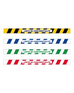 Bande limite de confidentialité pour le sol - 1000 x 70mm - Novap