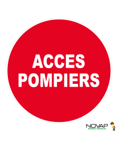 Panneau Accès pompiers - Novap