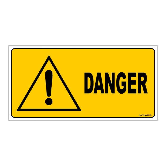 Panneau Danger - Rigide 960x480mm - Novap Panneau Danger - Rigide 960x480mm - Novap
