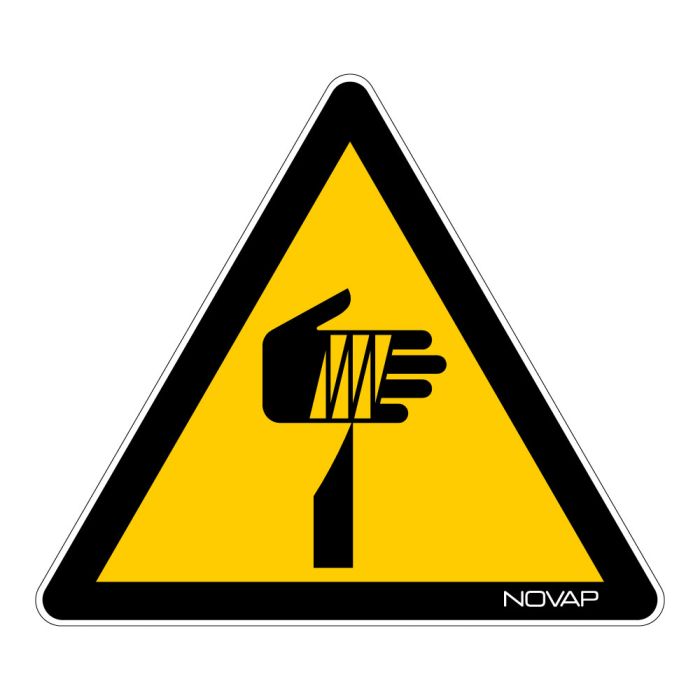 Panneau Danger élément pointu - Novap Panneau Danger élément pointu - Novap