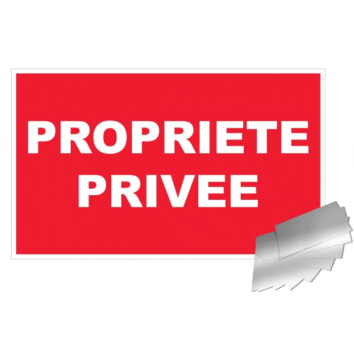 Novap Pannello Strada Privata – 330 X 200 Mm – Rigido, Anti UV, Prodotto Francese - 3