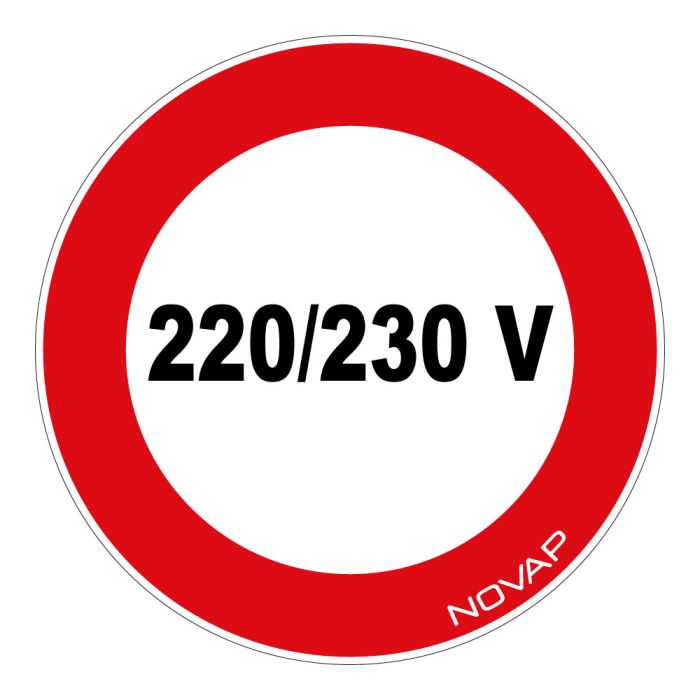Panneau 220/230 volts - Rigide Ø80mm - Novap Panneau 220/230 volts - Rigide Ø80mm - Novap