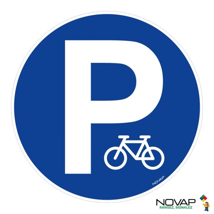 Plaquette Parking vélos - ISO 7001