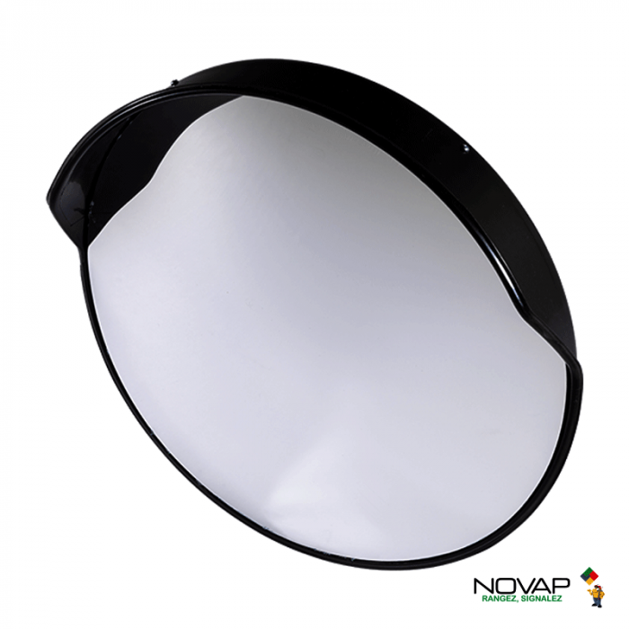 Miroir de sécurité grand angle incurvé, miroir de signalisation routière,  miroir convexe, sécurité routière, antivol intérieur et extérieur, 30cm -  AliExpress