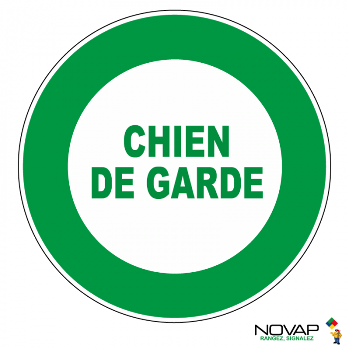 Panneau Chien de garde - Novap