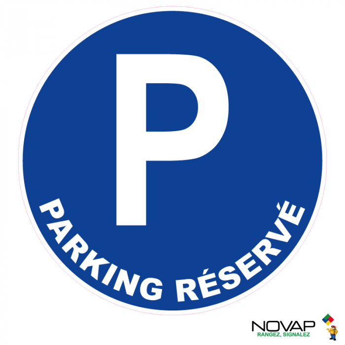 Signalétique stationnement ERP ? kit panneau « parking réservé »