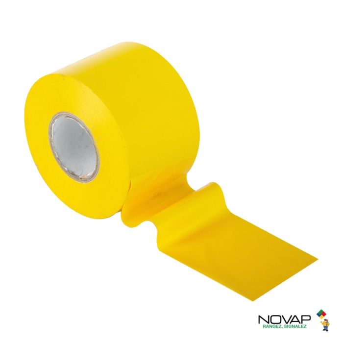 Les produits   Isolation, étanchéité - Ruban adhésif PVC jaune  gaufré 48mm 33m